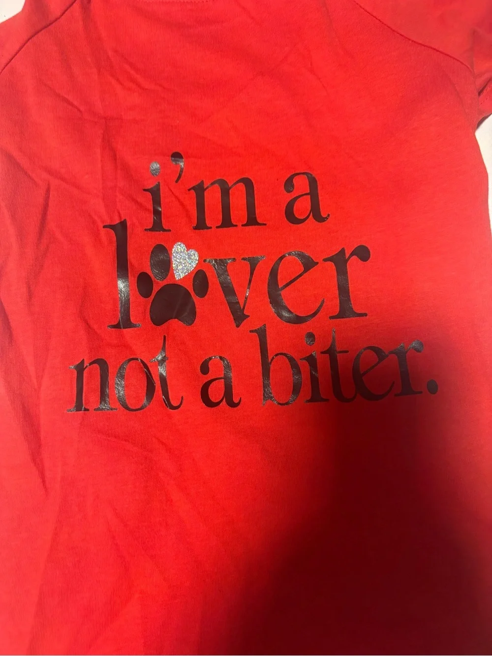 Adorable Red Dog Tee - 